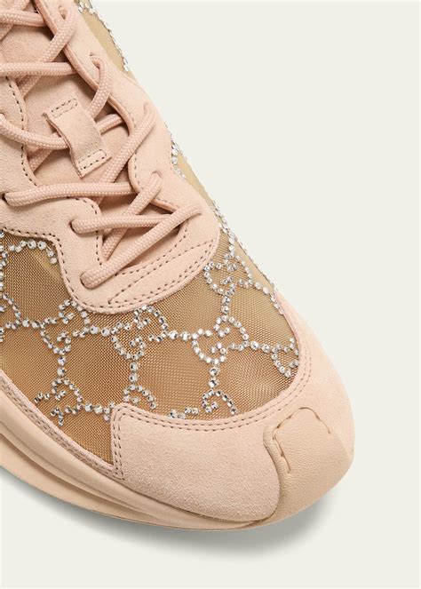 gucci crystal sneakers replica|gucci bedazzled sneakers.